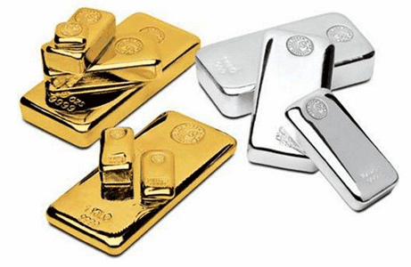 黄金和白银在进入欧盟市场前的交易价格小幅走低